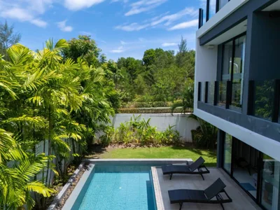 Modern minimalist style luxury villa with private pool located in a high-end resort area adjacent to Laguna Park Golf Course – Fotos 15